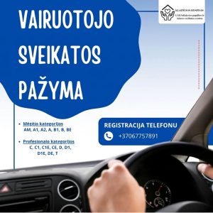Vairuotojo Pazyma 300x300